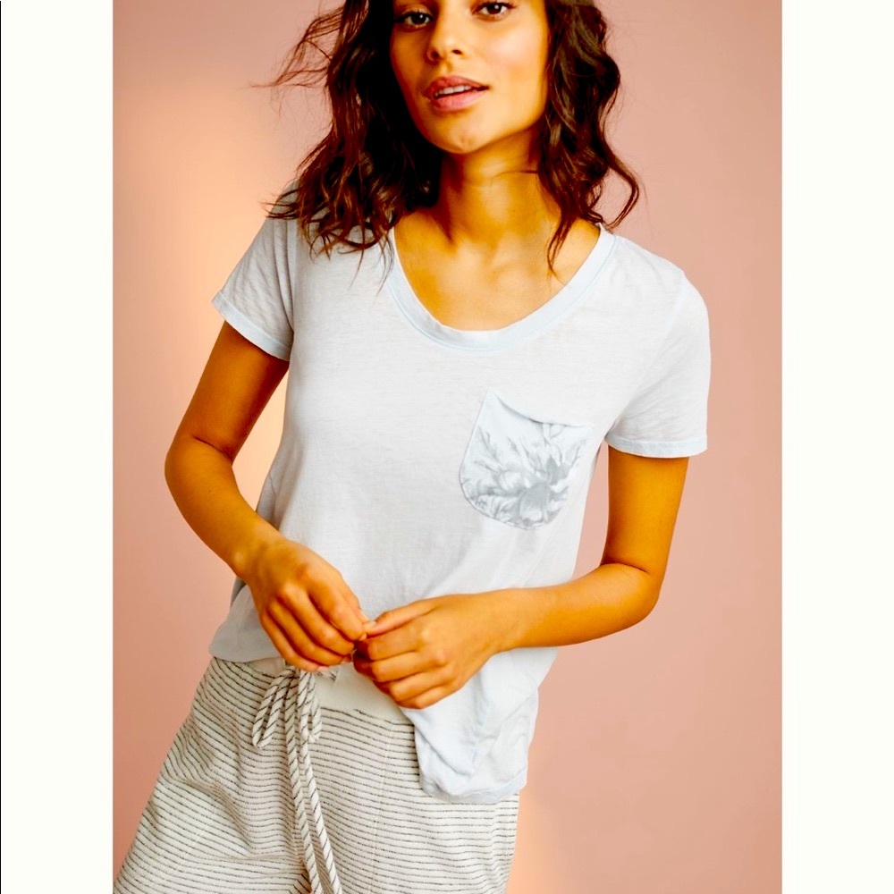 Anthropologie Printed Pocket Tee